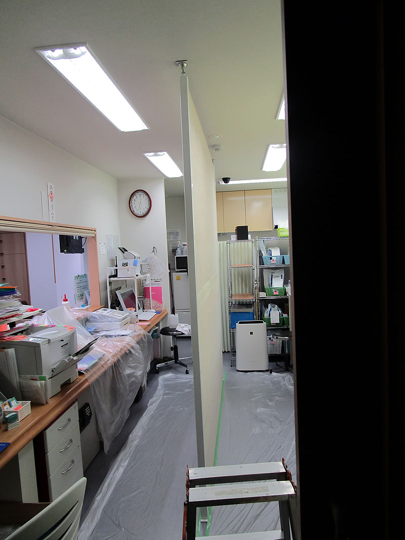 パーテーション造作工事