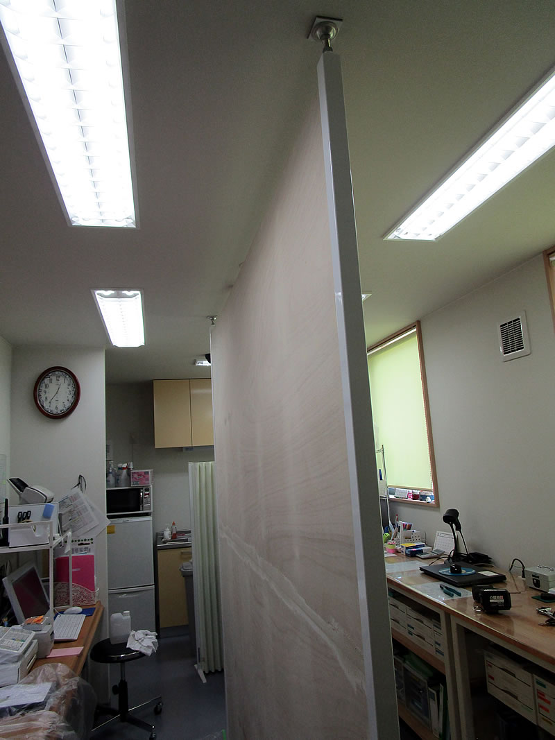 パーテーション造作工事