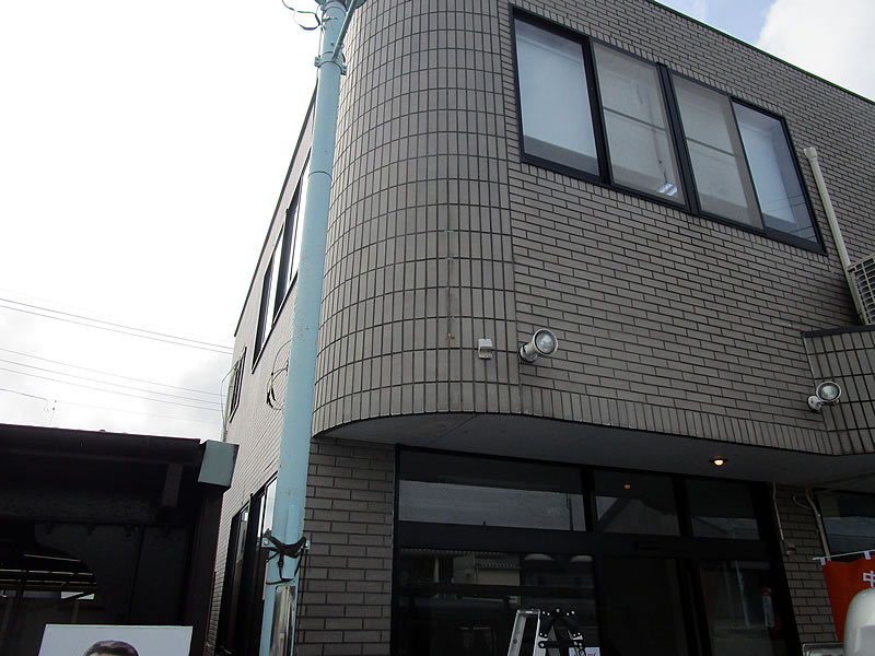原状回復工事　看板撤去