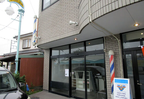 原状回復工事　看板撤去